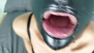 Petty slut sucking cock deep throat isabella slapping and spitting her face